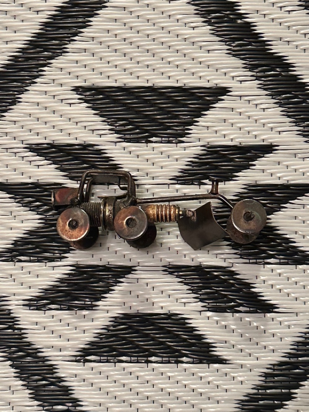 (FREE BUNDLE ADD-ON) Metal Welding Spark Plug Snowplow Sculpture